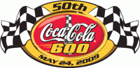 Coca-Cola 600 50th anniversary logo